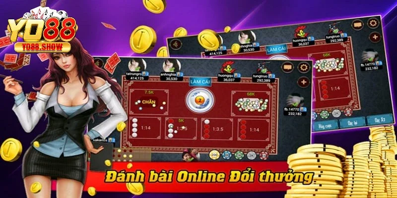 Game bài online YO88 là những trò được trải nghiệm qua mạng Internet