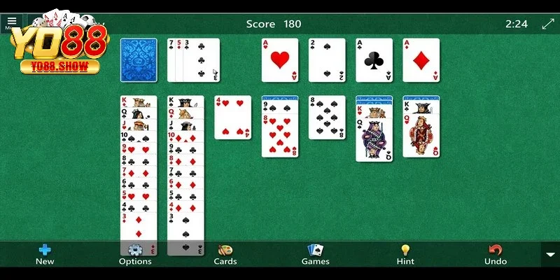 Tạo ra nhiều bước di chuyển khác nhau khi chơi game Solitaire